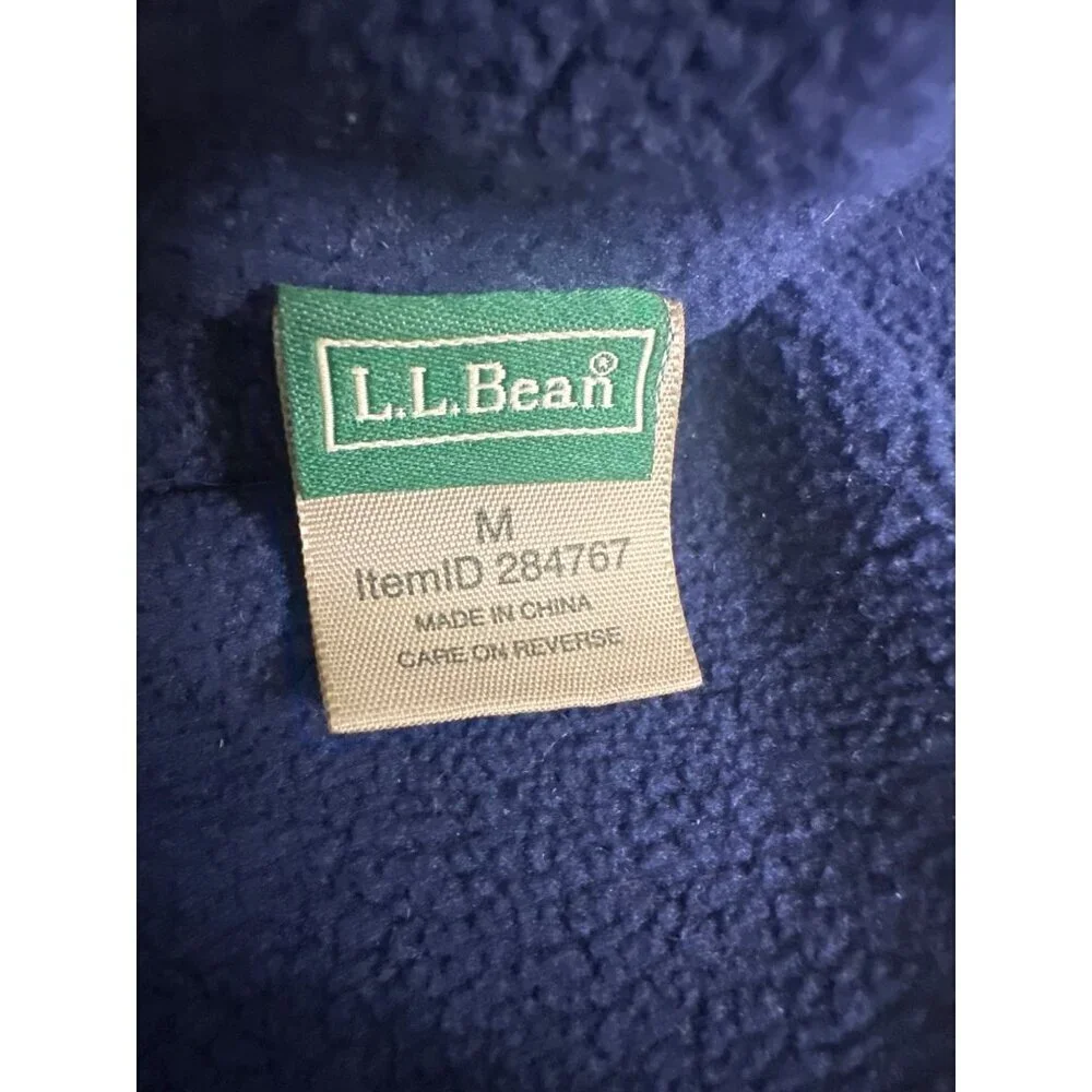 Vintage LL Bean Boys Aztec Tassel Beanie Fleece Lined Boho Southwest Winter Hat